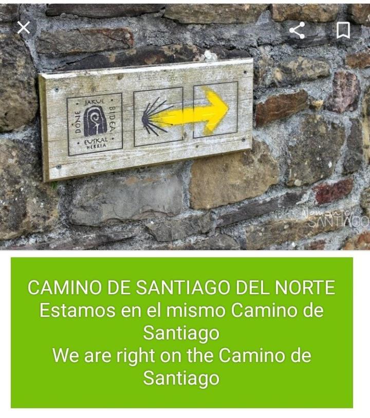 Agroturismo Erlete Goikoa -Estamos En El Camino De Santiago -We Are On The Camino De Santiago Деба Екстериор снимка